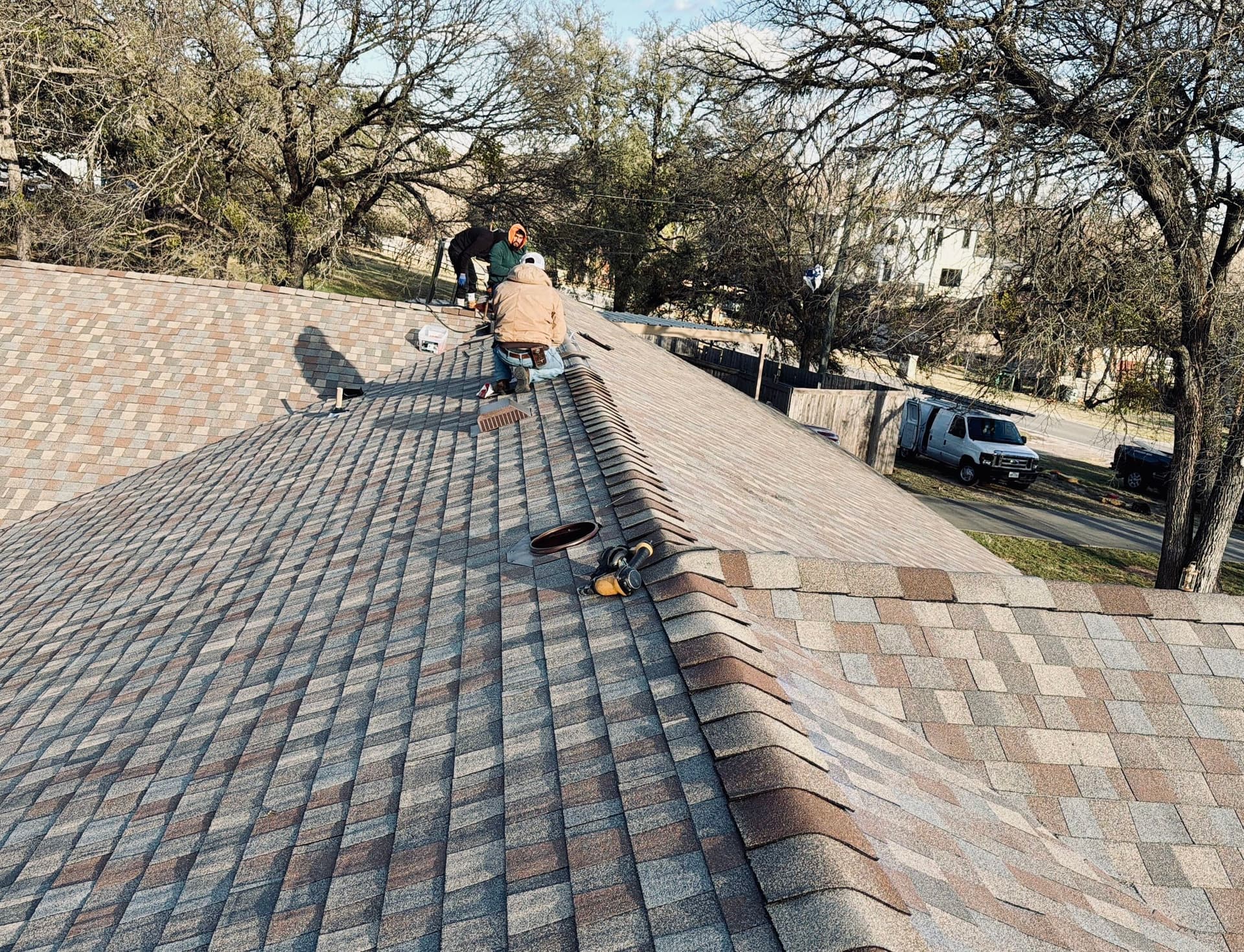 Quality Shingle Installation in Action image